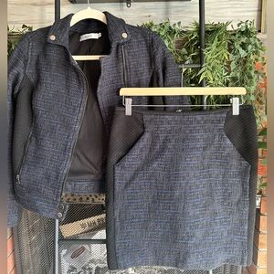 Ricki's Navy and Black Tweed Jacket